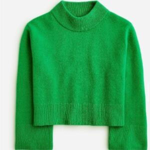 J. Crew Kelly Green chunky crew neck Women's Sweater